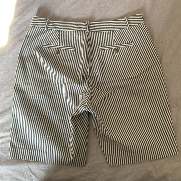 Striped cotton shorts - Picture 2 of 4